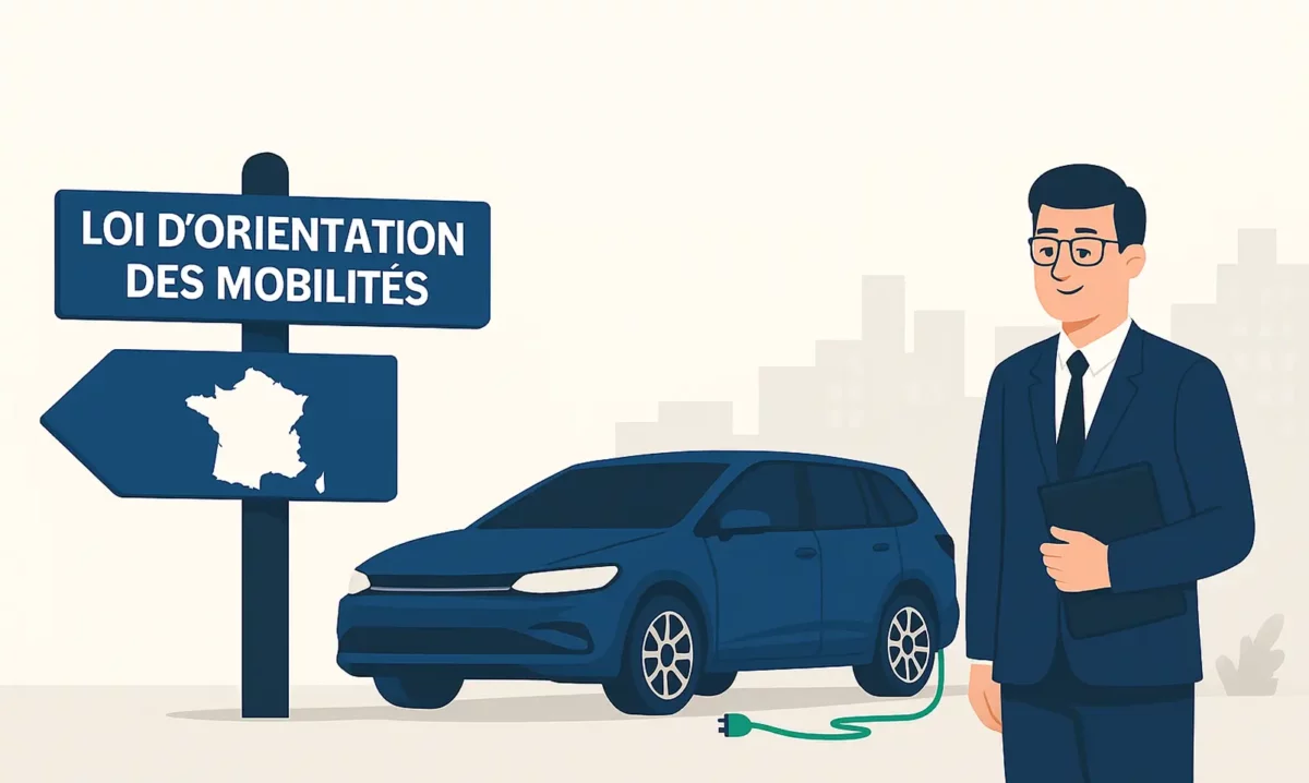 Flotte d’entreprise électrique conforme à la Loi LOM 2025