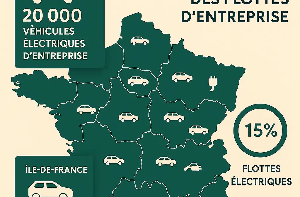 Électrification des flottes d’entreprise : des écarts marqués entre leaders et retardataires
