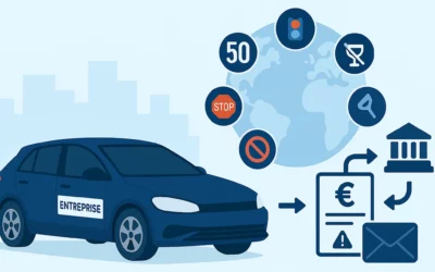 Contraventions sur véhicules d’entreprise à l’étranger