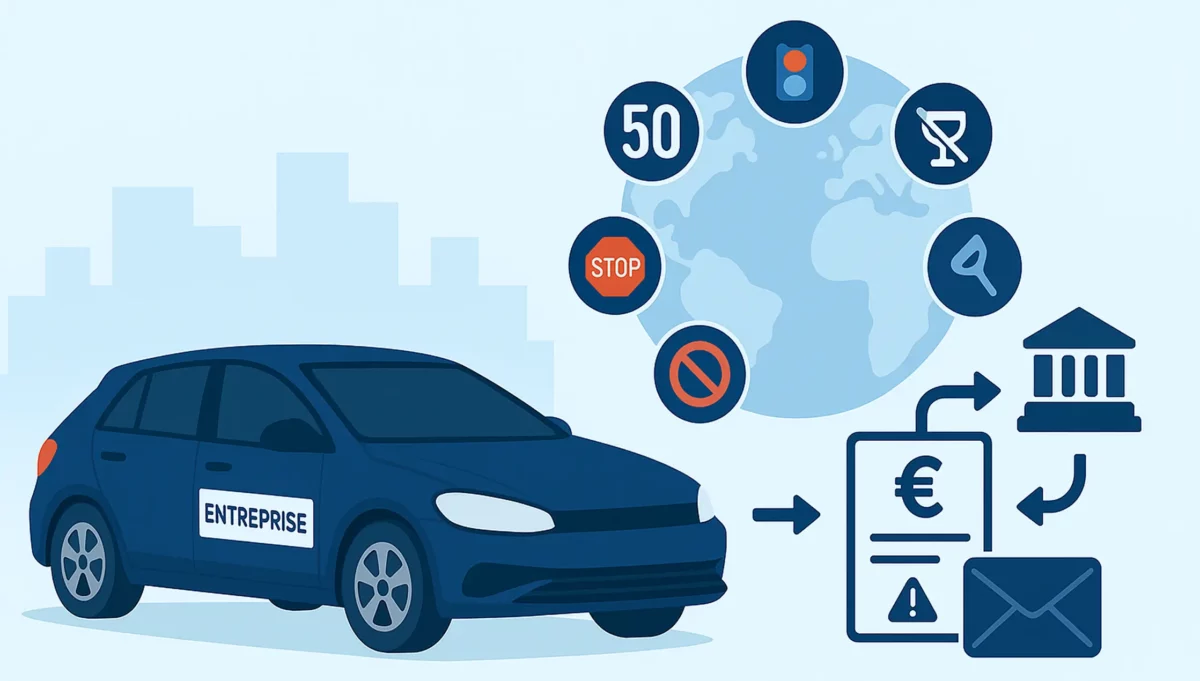 Contraventions de véhicules d’entreprise à l’étranger – complexité de gestion