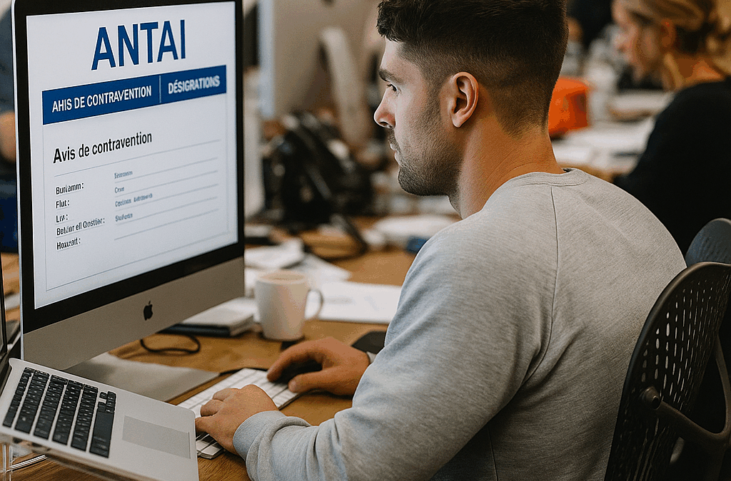 ANTAI : obligations et risques pour les entreprises en cas de contravention avec véhicule de société
