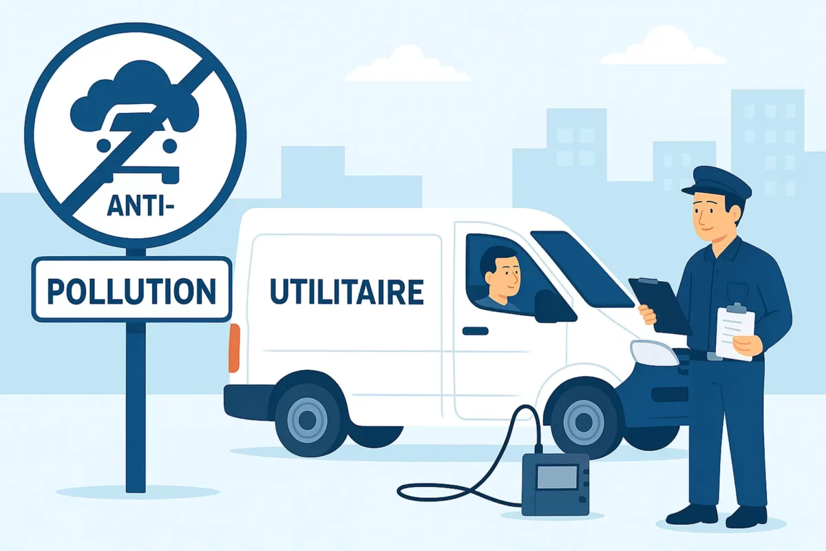 Contrôle anti-pollution des utilitaires