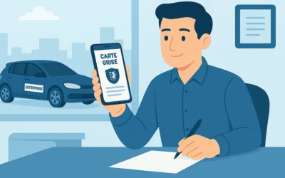 Carte grise disponible sur votre téléphone portable