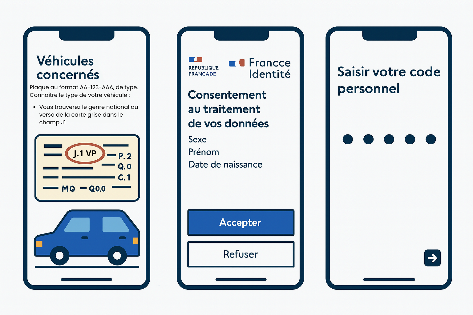 Carte grise sur France Identité : la gestion de flotte passe aux applications smartphone