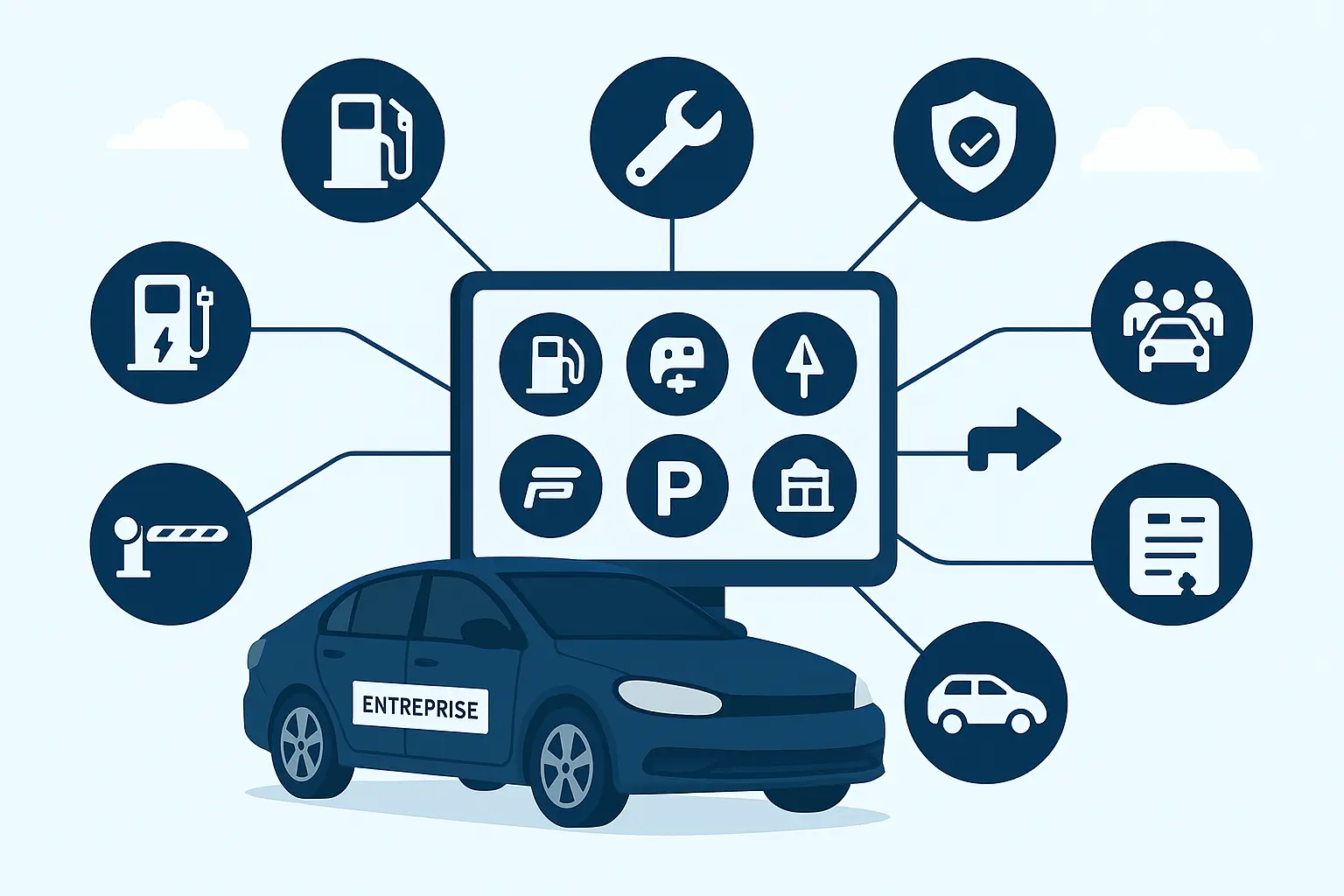 Annuaire gestion de flotte automobile regroupant logiciels, prestataires, loueurs longue durée, maintenance, carburant et solutions de mobilité pour gestionnaires de flotte