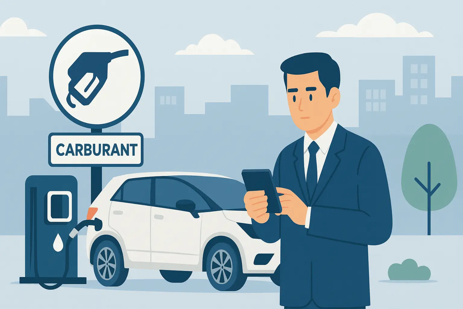 Gestion des cartes carburant pour une flotte automobile d'entreprise