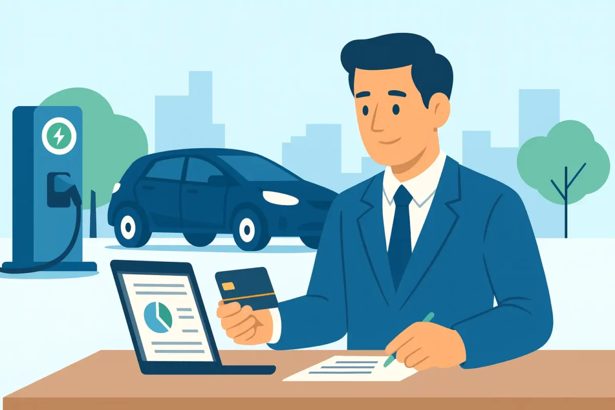 Carte multi-énergie pour flotte automobile conforme à la loi LOM