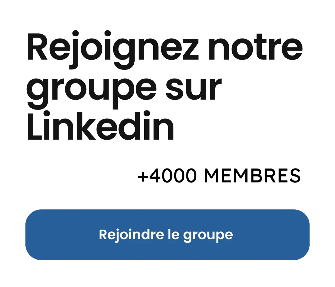 Rejoignez nous sur LinkedIn