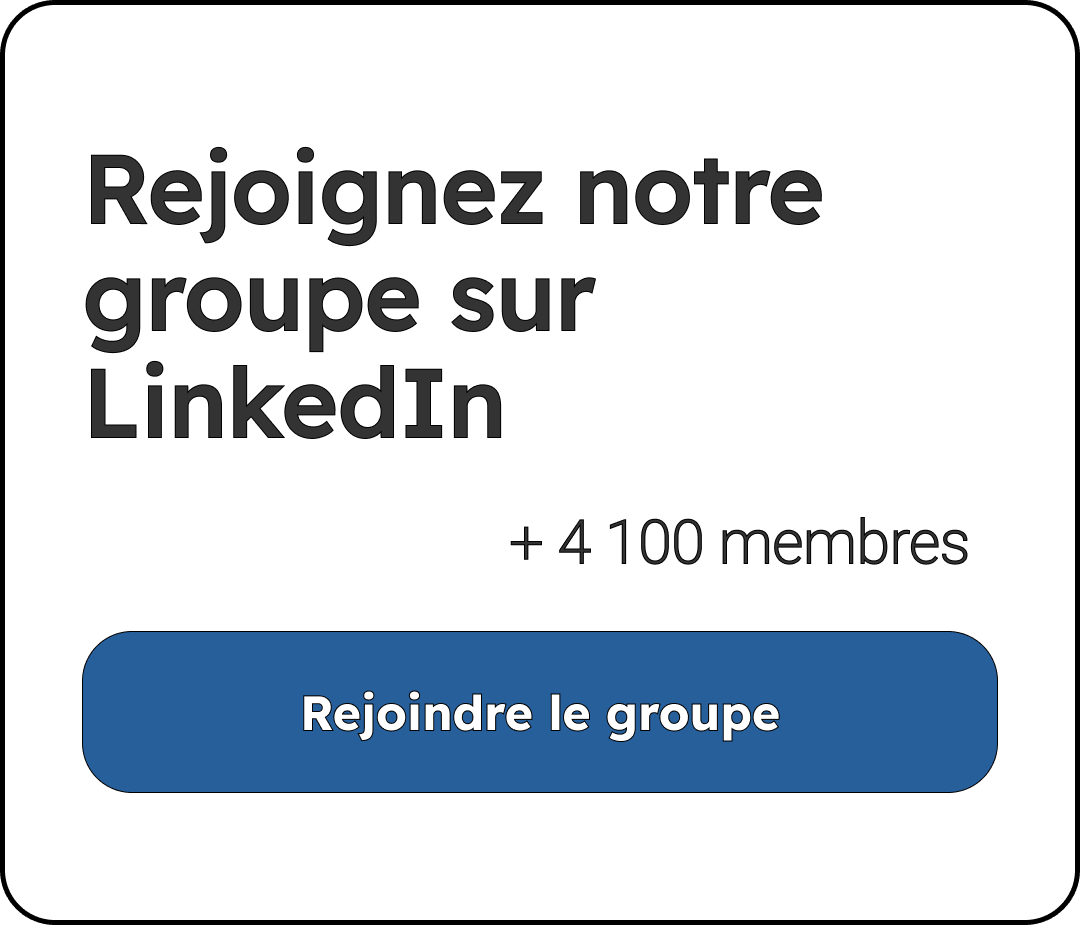 Rejoignez nous sur LinkedIn