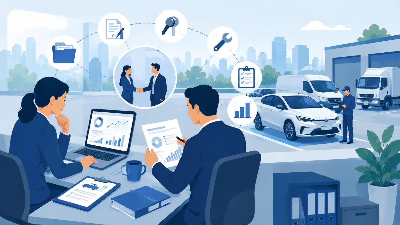 Prestations fleeter en gestion de flotte automobile