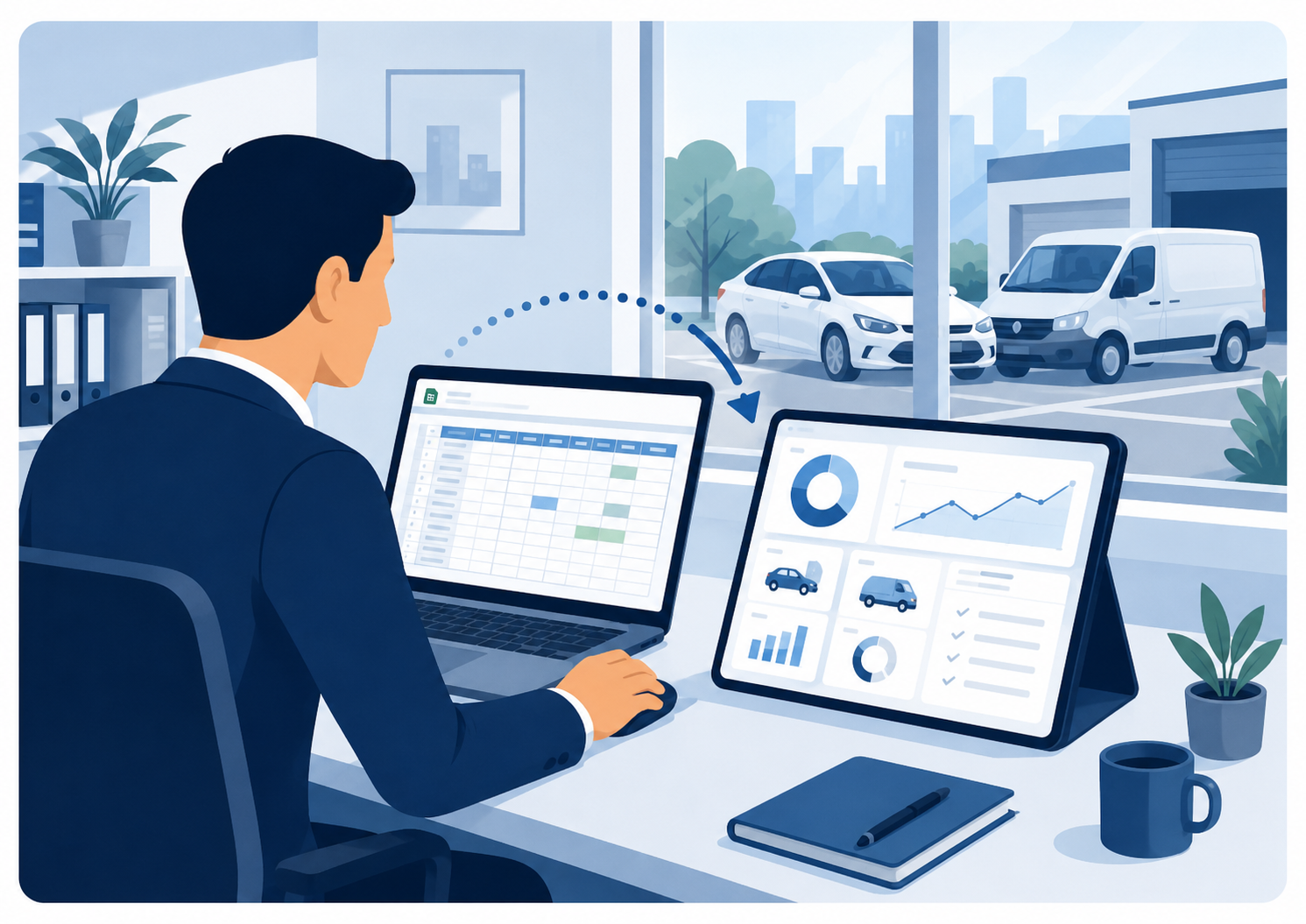 Comparatif entre fichier Excel et logiciel pour la gestion de flotte automobile