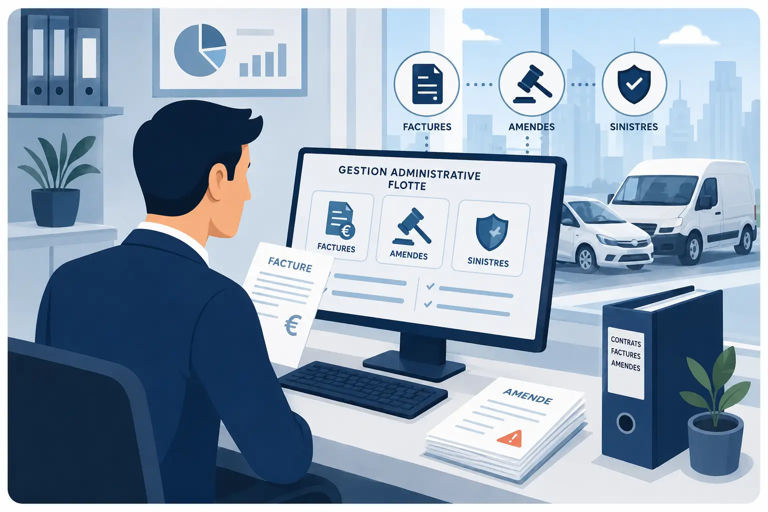 Gestion administrative flotte automobile factures amendes Externalisation de la gestion administrative des factures et amendes d’une flotte automobile